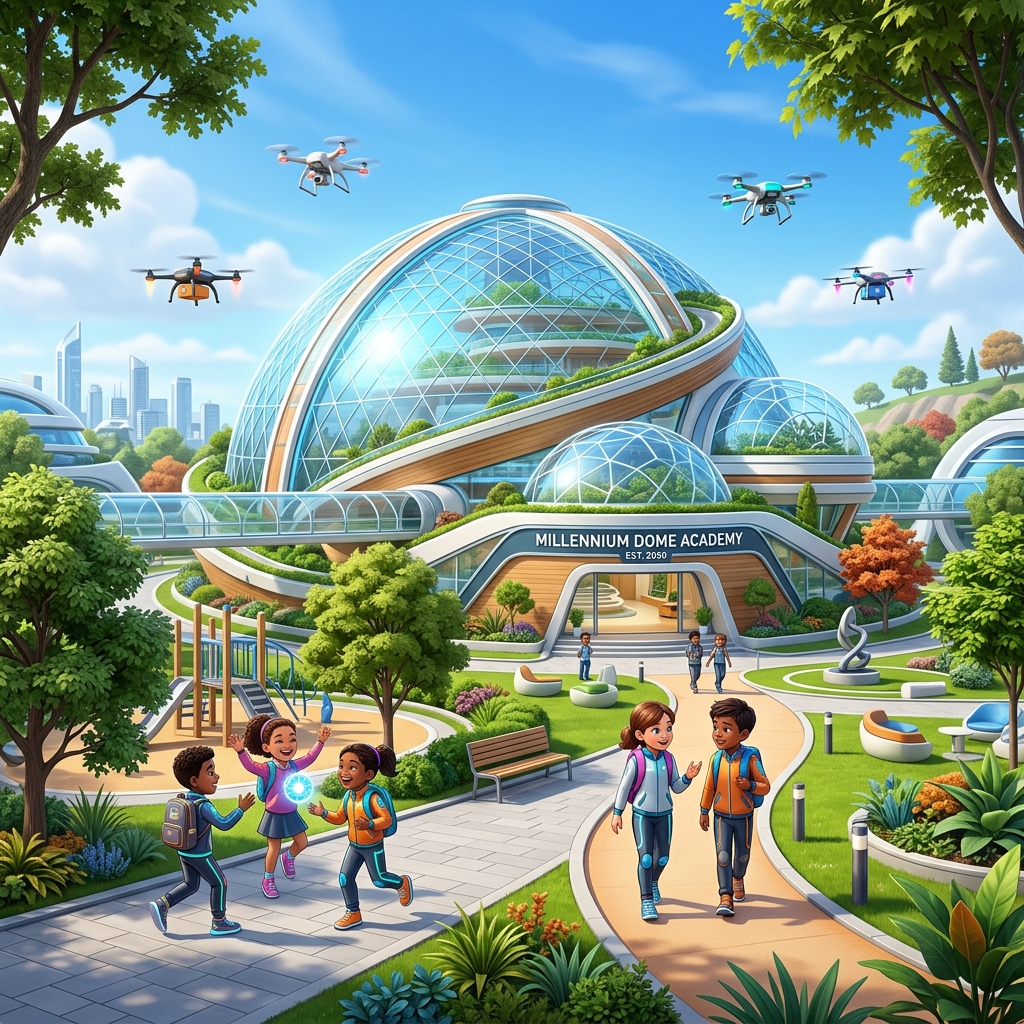 Futuristic Dome Academy